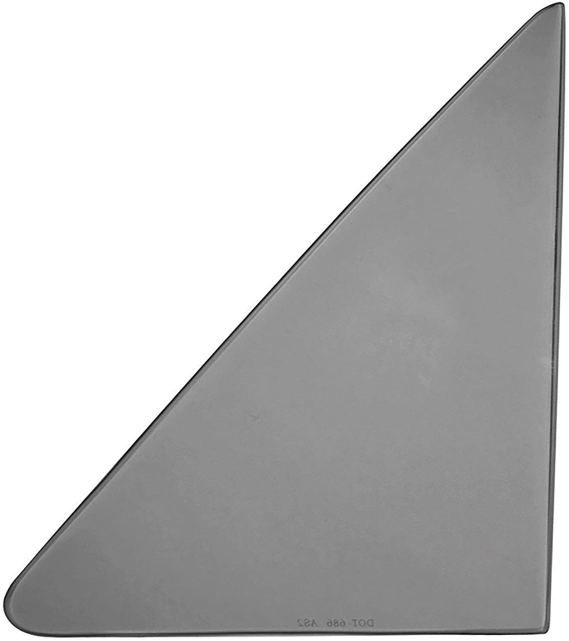 1964-65 Chevrolet Chevelle, Buick Special, Skylark, Olds F85, Cutlass, Pontiac Tempest 2 Door Hardtop 1964-67 4 Door Sedan/Wagon/El Camino Vent Window Glass LH Smoke Gray Tint