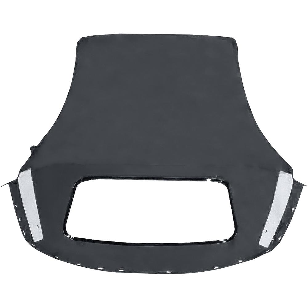 2005-14 Ford Mustang Convertible Top One-Piece With Plastic Window Sailcloth Vinyl Black