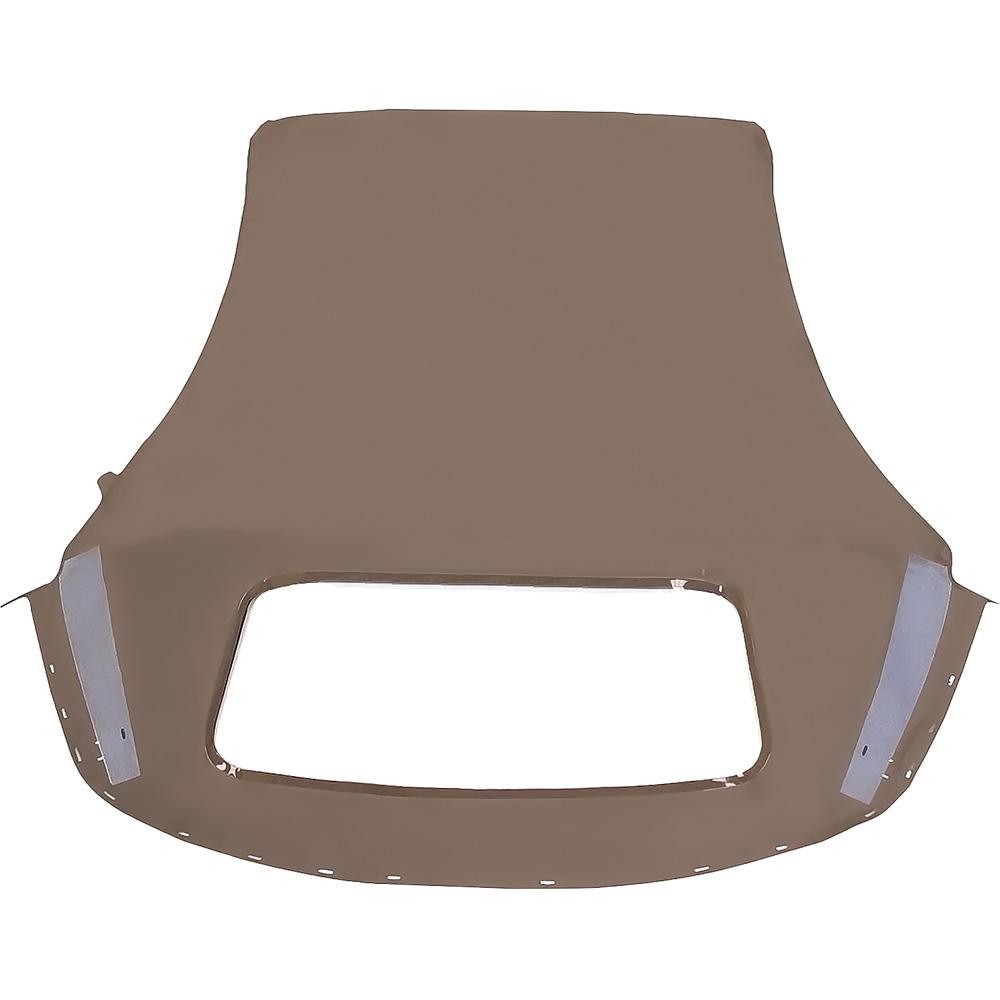 2005-14 Ford Mustang Convertible Top One-Piece With Plastic Window Sailcloth Vinyl Camel