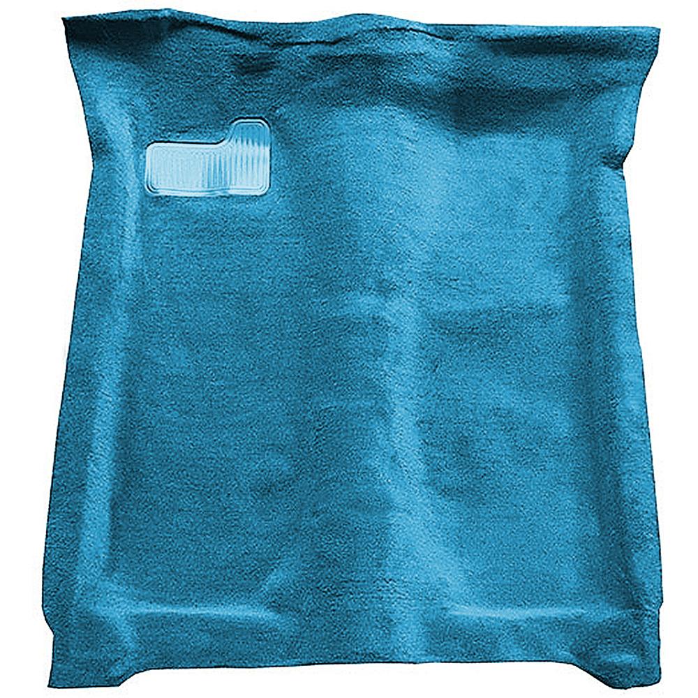 1973 GTO, Chevelle, Regal 2-Door Automatic Complete Molded Carpet Kit Loop Medium Blue