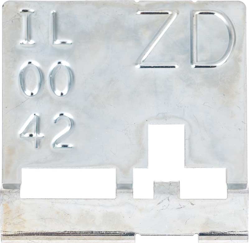 1969 Camaro, 69-70 Nova Radiator Tag with 396 and Manual Trans Code ZD