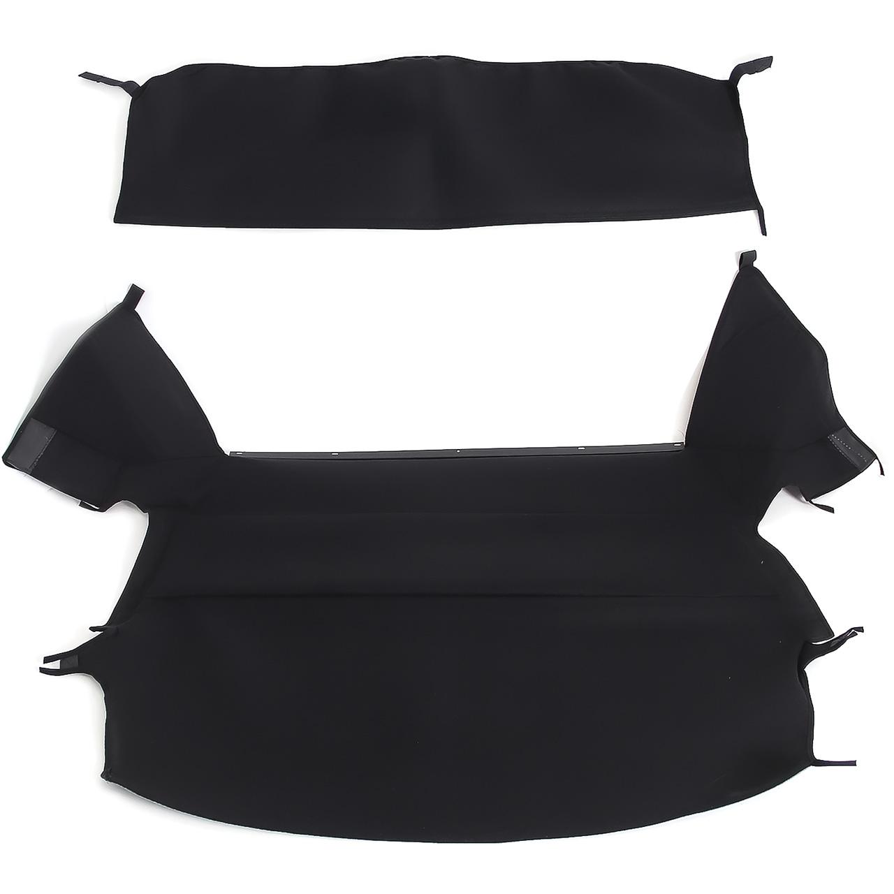 Late 2000-04 Chevrolet C5 Corvette Convertible Top Headliner, Black Cloth