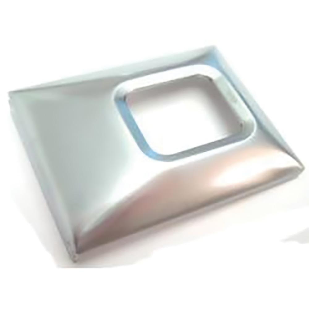 1969-72 Camaro, Impala, Nova, Cutlass, GTO Seat Belt Buckle Cover Deluxe Brushed Large Each