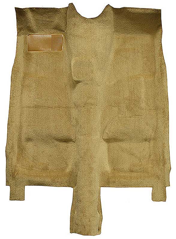 1976-77 Camaro, Firebird Manual Trans with/without Console Molded Carpet Set Cut Pile Buckskin