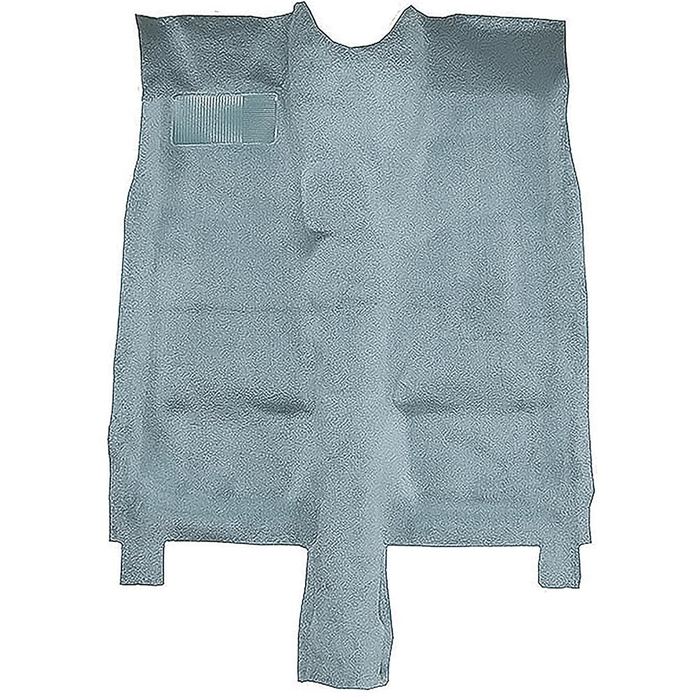 1977-79 Camaro, Firebird Manual Trans with/without Console Molded Carpet Set Cut Pile Mass Backing Light Blue