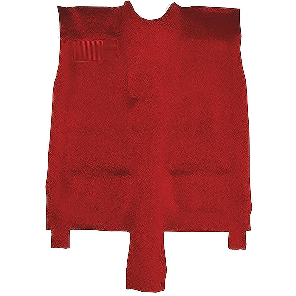 1978-80 Camaro, Firebird Manual Trans with/without Console  Molded Carpet Set Cut Pile Mass Backing Dark Carmine Red