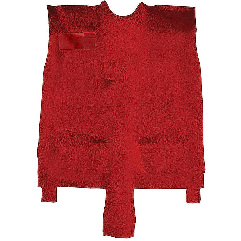 1976-81 Camaro, Firebird Manual Trans with/without Console  Molded Carpet Set Cut Pile Mass Backing Firethorn Red