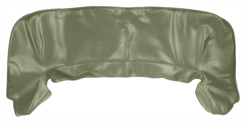1969 Camaro Convertible Top Boot Kit with Clips, Snaps, Storage Bag Moss Green