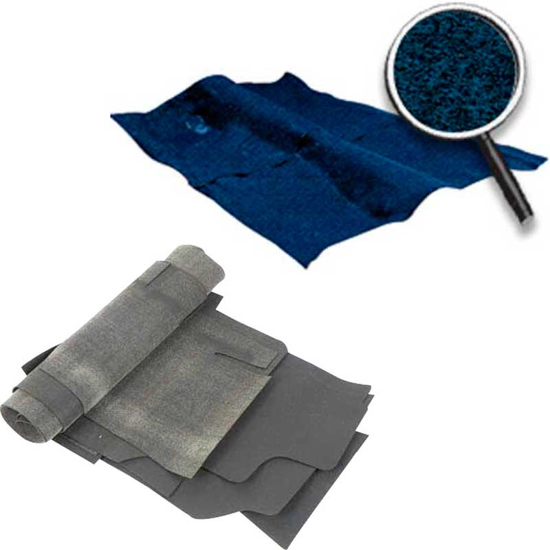 1974-79 Nova Molded Carpet and Underlay Kit with Console 2/4 Door Cut Pile Royal Blue