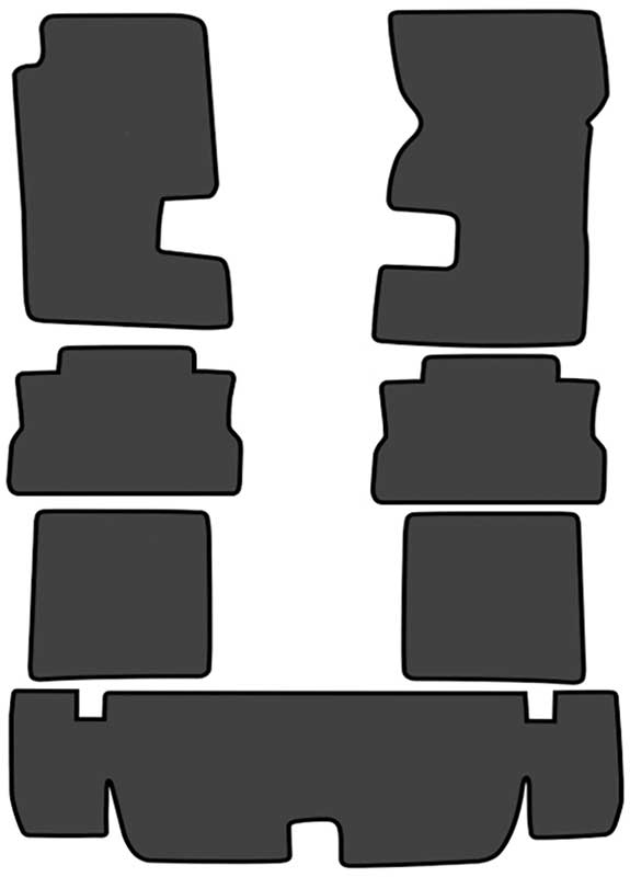 1967-69 Camaro, Firebird Carpet Sound Deadener Kit Asphalt Mastic Material with Pad