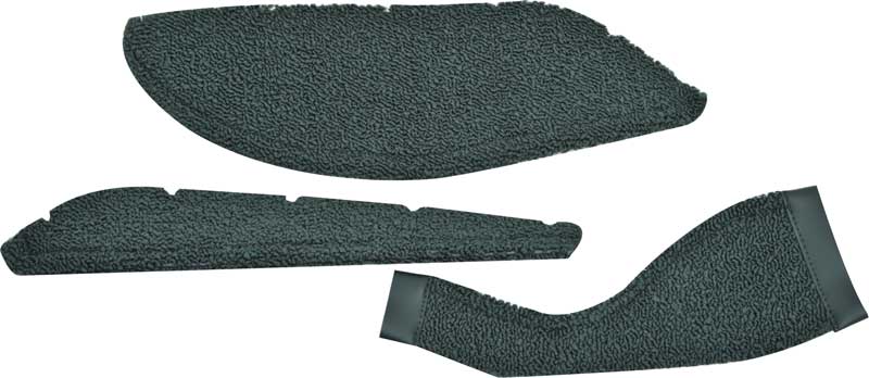 1966-70 Mopar B-Body With Automatic Transmission Dark Green Loop Console Carpet Set
