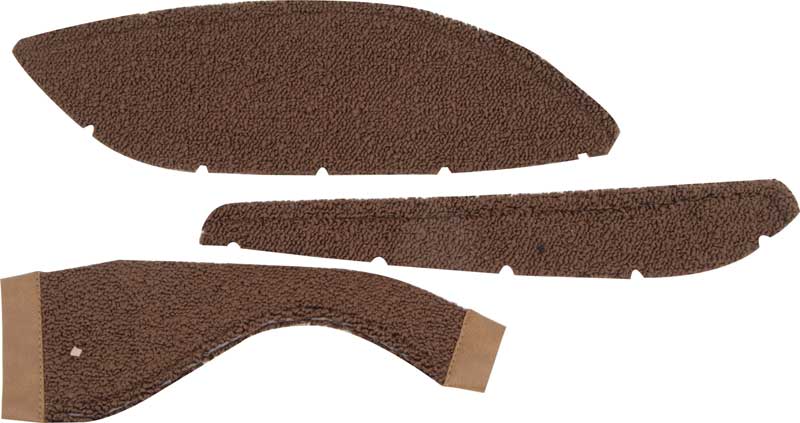 1966-70 Mopar B-Body With Automatic Transmission Dark Brown Loop Console Carpet Set