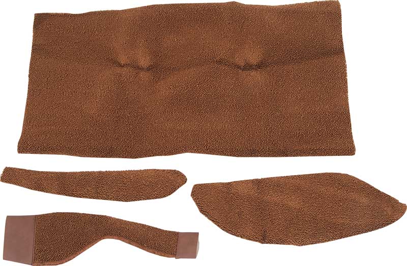 1966-70 Mopar B-Body With Manual Transmission Dark Saddle Loop Console Carpet Set