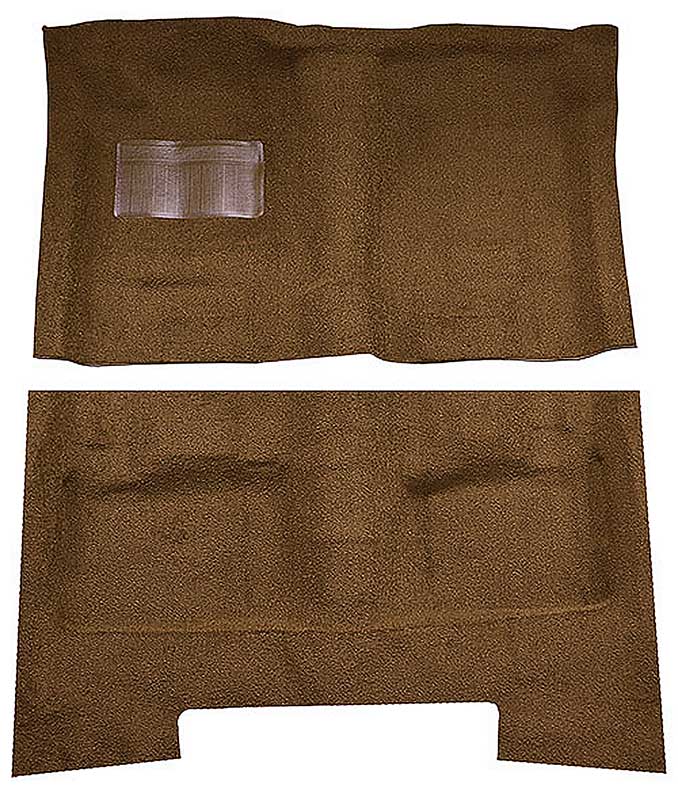 1962-73 Chrysler Fullsize/C-Body 2/4-Door/Wagon Loop Carpet Set Dark Saddle
