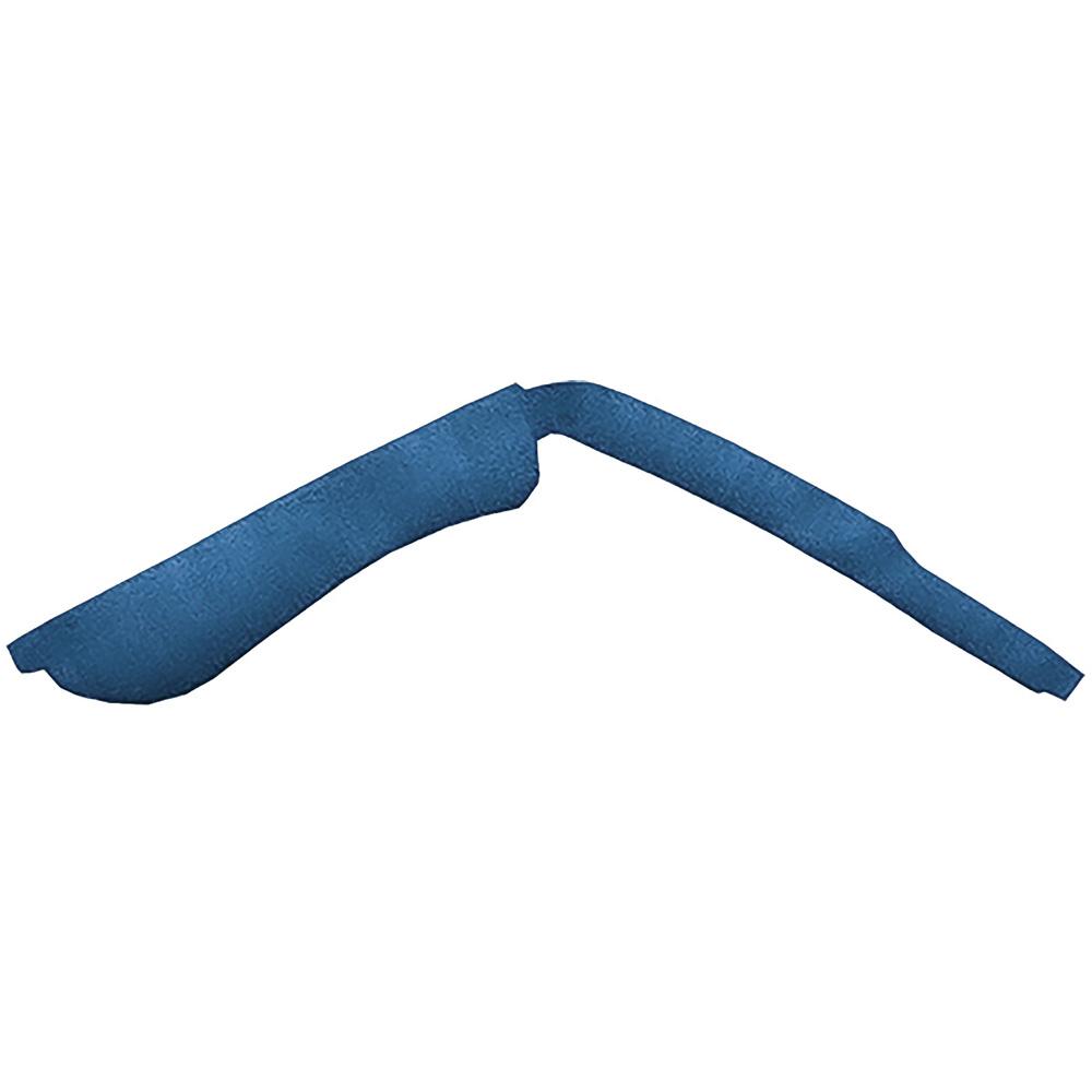 1963-73 Dart, Barracuda, Duster 1-Piece Console Side Panel Carpet Strip Loop Bright Blue