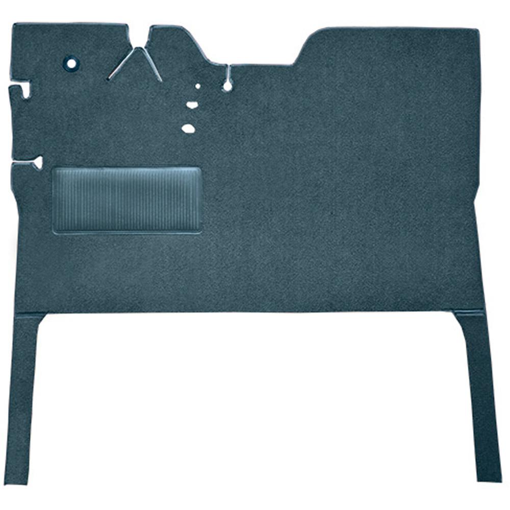 1947-55 Chevrolet, GMC Pickup 1st Series Regular Cab Die-Cut Carpet Kit Loop Standard Backing w/ Stock Seat Riser Automatic or 3-Speed Manual Low Hump 2WD Medium Blue