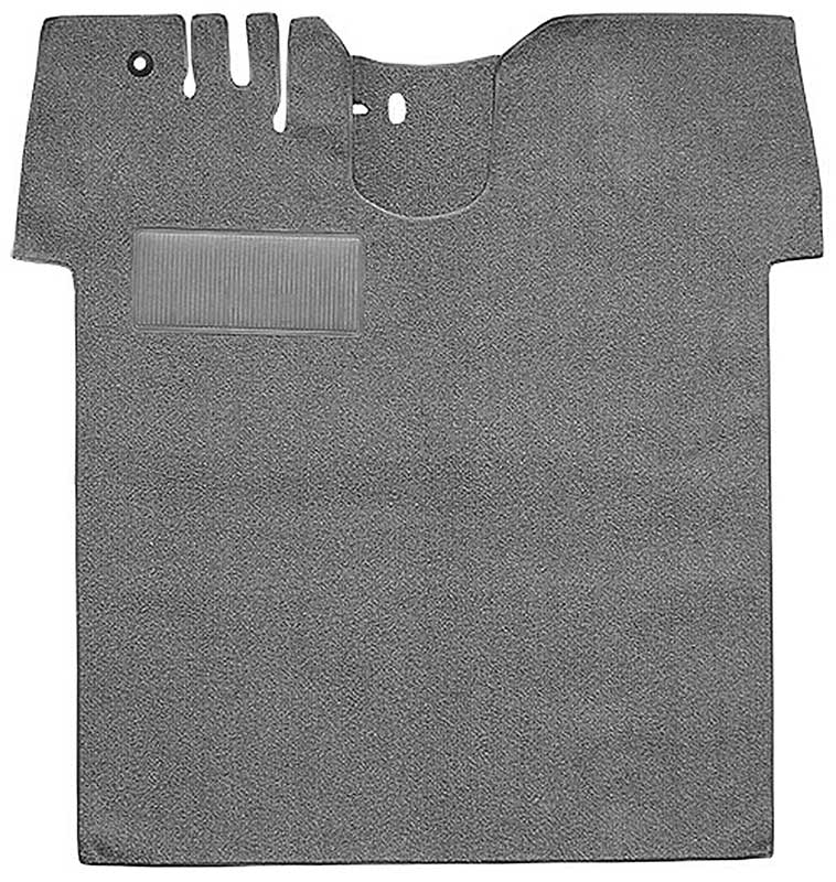 1955-59 Chevy/GMC Truck Carpet Set Full Floor w/ Holes Flat Floor Cut & Sewn Loop Gunmetal Gray