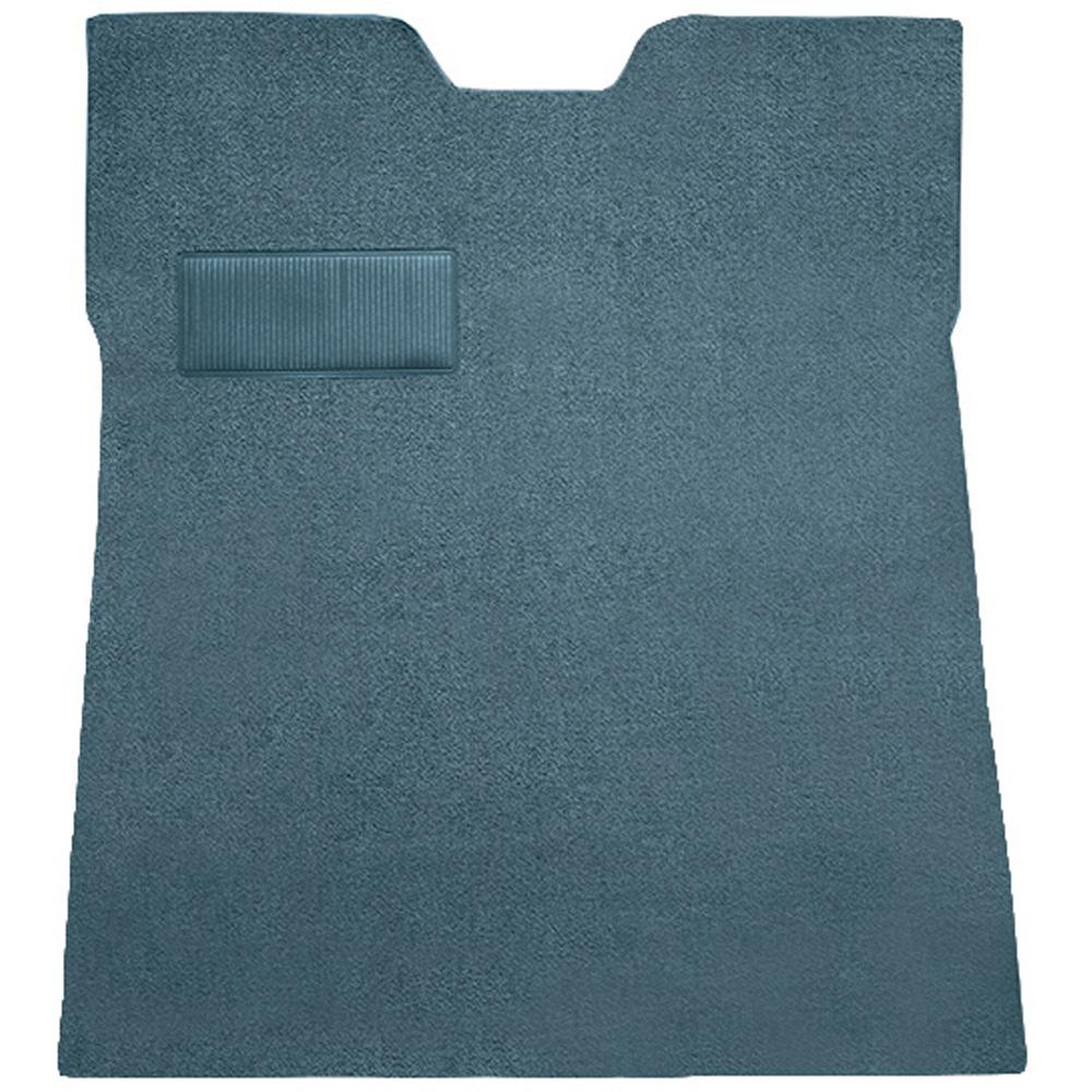 1947-55 Chevrolet, GMC Pickup 1st Series Regular Cab Die-Cut Carpet Kit Loop Standard Backing w/o Stock Seat Riser Automatic or 3-Speed Manual Low Hump 2WD Medium Blue
