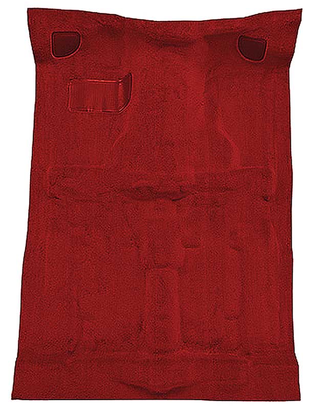 1983-94 S10 Blazer/S15 Jimmy 2-Door Carpet Set Passenger Area Molded Standard Backing Cutpile Oxblood