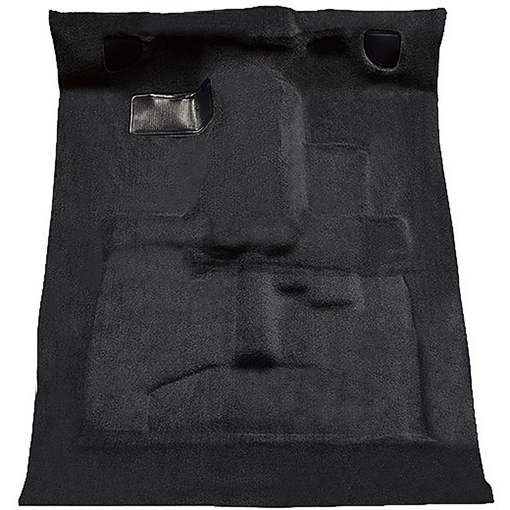 1982-93 S10/S15 Sonoma Extra Cab 2WD Carpet Set Complete Molded Standard Backing Cutpile Charcoal