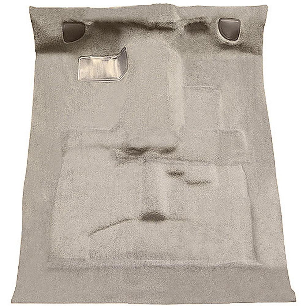 1982-93 S10/S15 Sonoma Extra Cab 2WD Carpet Set Complete Molded Standard Backing Cutpile Silver