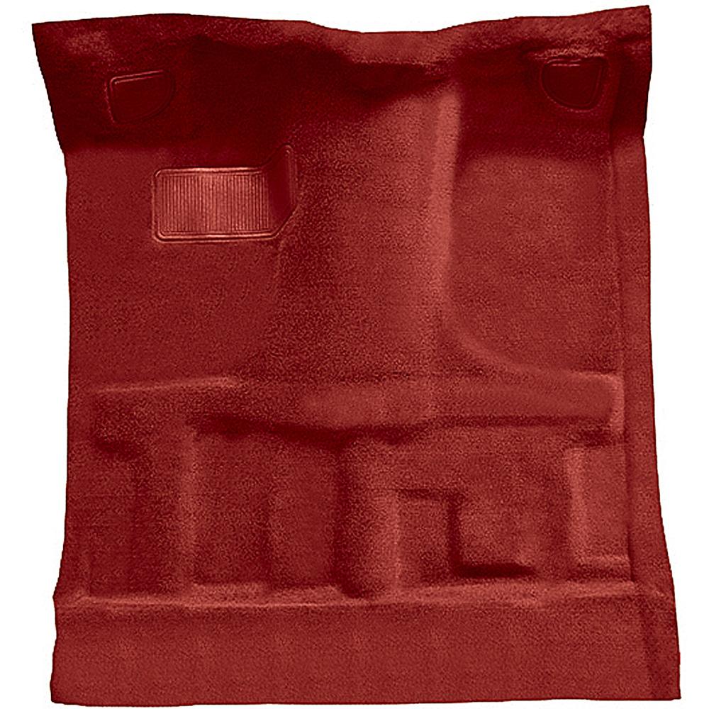 1982-93 S10/S15 Sonoma Regular Cab 2WD Carpet Set Complete Molded Standard Backing Cutpile Oxblood