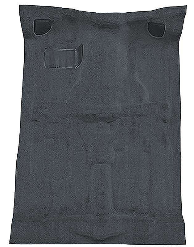1991-94 S10 Blazer/S15 Jimmy 4-Door Carpet Set Passenger Area Molded Standard Backing Cutpile Blue