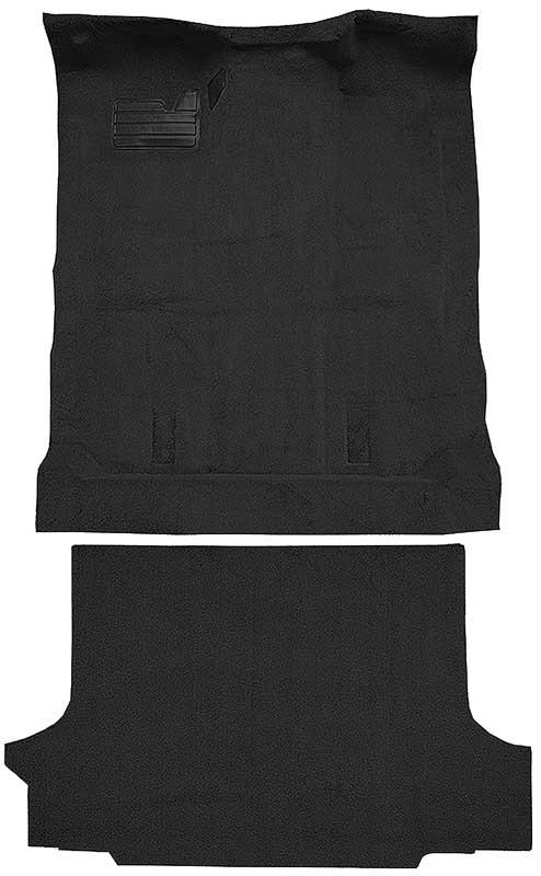 1992-99 Blazer/Tahoe/Yukon Full-Size/2-Door Carpet Set Complete Molded Standard Backing w/o Heat Vents Cutpile Charcoal