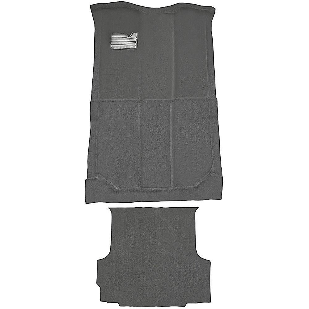 1992-99 Chevrolet/GMC Suburban Carpet Set Passenger and Cargo Area Die-Cut Cut Pile w/o Heat Vents Standard Backing Graphite