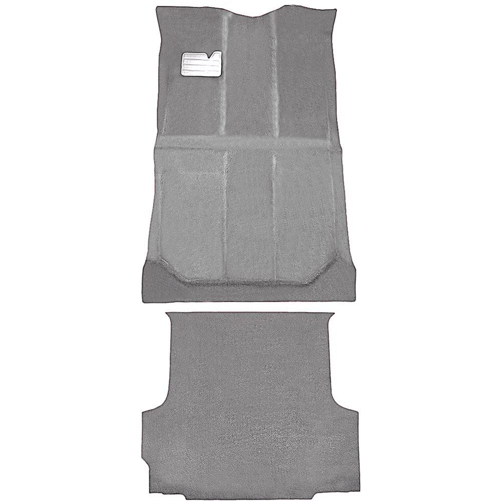 1992-99 Chevrolet/GMC Suburban Medium Gray / Pewter Carpet Set Passenger and Cargo Area Die-Cut Cut Pile w/ Heat Vents Standard Backing