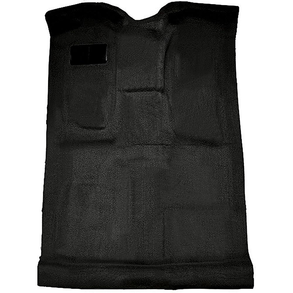 1999-07 Silverado/Sierra/Avalanche Truck Crew Cab Carpet Set Complete Molded Standard Backing Cutpile Ebony