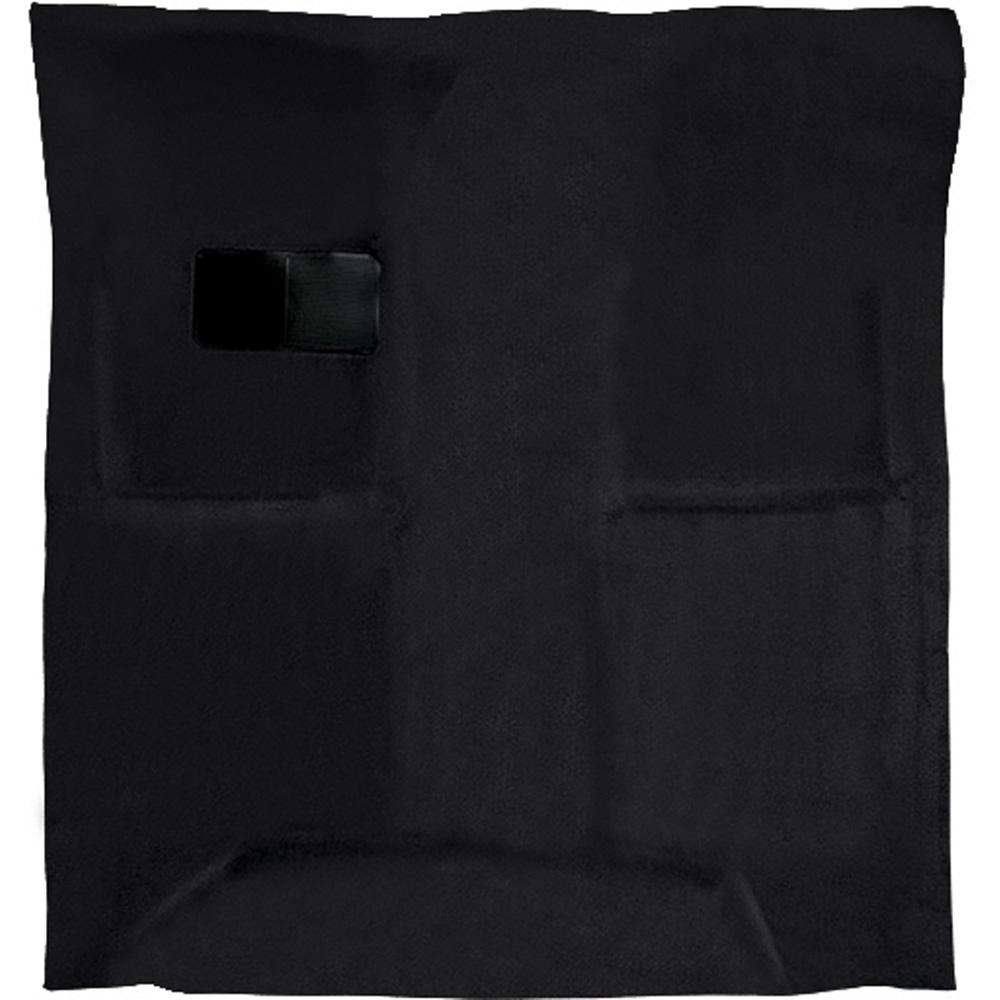 2007-14 Silverado/Sierra Truck Regular Cab Carpet Set Complete w/o Heel Pad Molded Standard Backing Cutpile Black