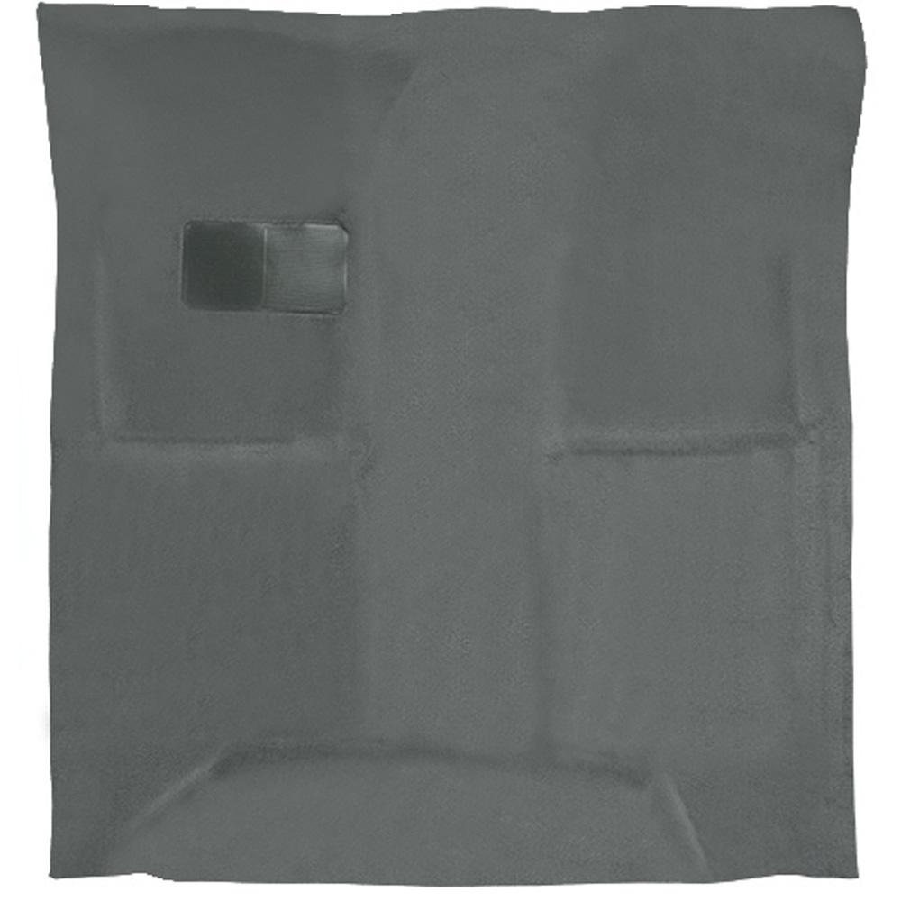 2007-14 Silverado/Sierra Truck Regular Cab Carpet Set Complete w/o Heel Pad Molded Standard Backing Cutpile Mist Gray