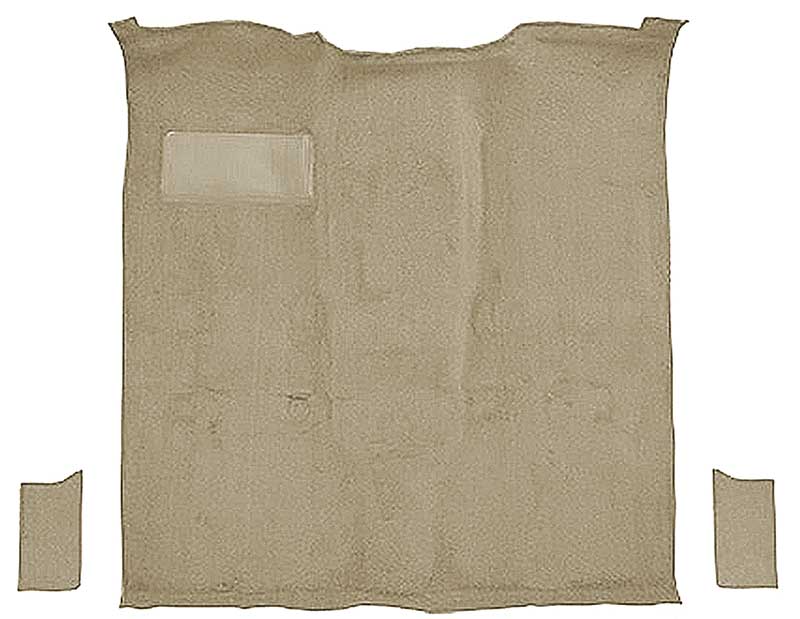 1981-91 K5 Blazer, Jimmy 2-Door Molded Passenger Area Carpet Kit Cut Pile Standard Backing Column & Floor Shift Automatic or Manual 2WD/4WD Caramel