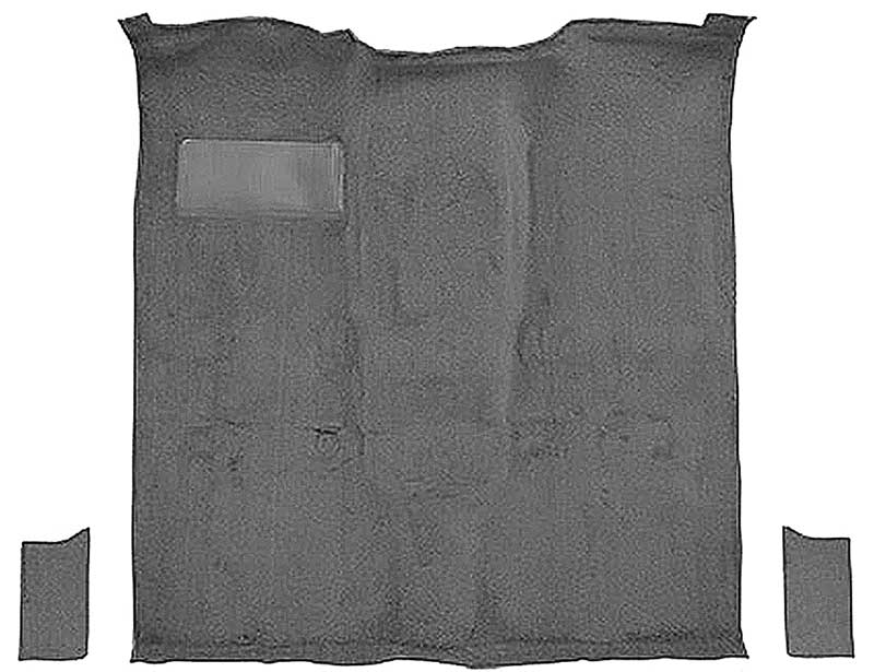 1981-91 K5 Blazer, Jimmy 2-Door Molded Passenger Area Carpet Kit Cut Pile Standard Backing Column & Floor Shift Automatic or Manual 2WD/4WD Dove Gray