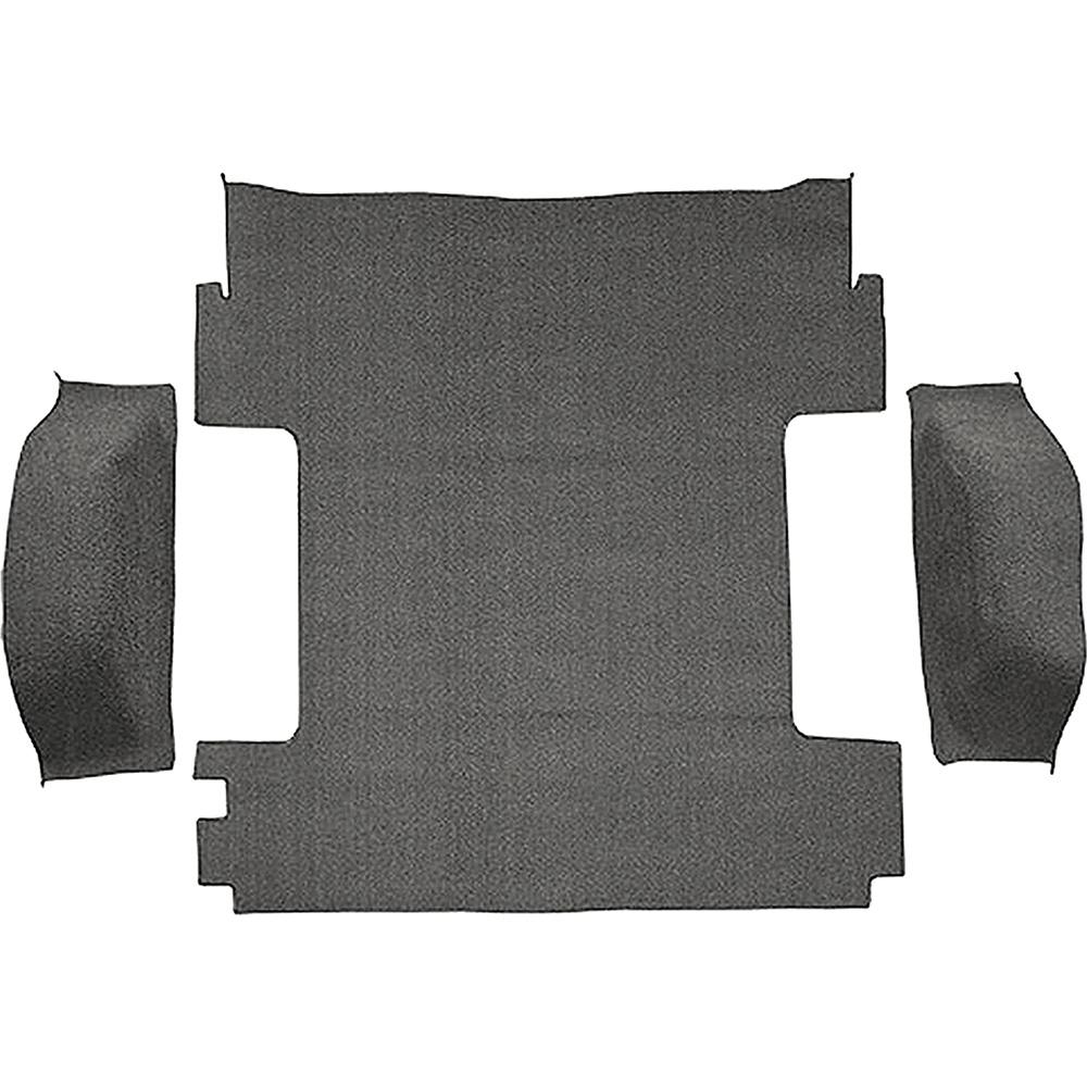 1969-72 Blazer/Jimmy Except CST Carpet Cargo Area 3-Piece Set Molded Wheel Well Covers Standard Backing Loop Gunmetal Gray