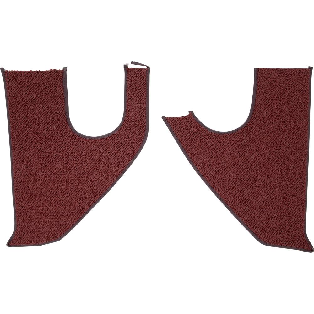 1967-72 Chevrolet/GMC Truck Carpet Kick Panel Inserts w/ Cardboard Backing Loop Maroon