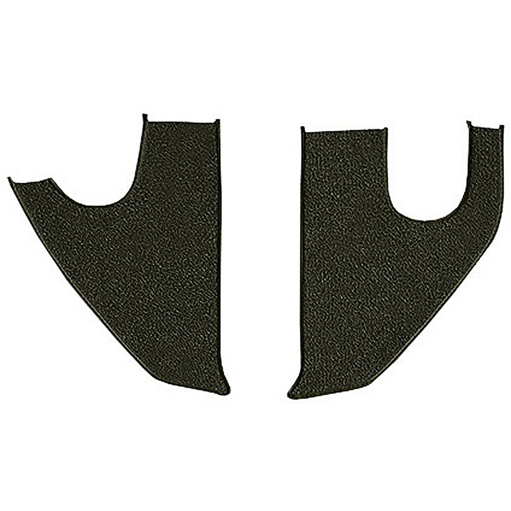 1967-72 Chevrolet/GMC Truck Carpet Kick Panel Inserts w/ Cardboard Backing Loop Dark Olive Green