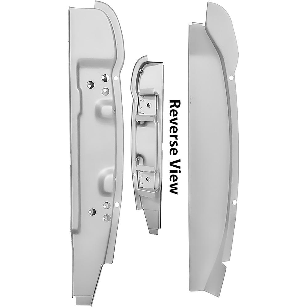 1968-77 Ford Bronco Door Hinge "A" Pillar Post Assembly RH, Passenger Side 2-Piece Set