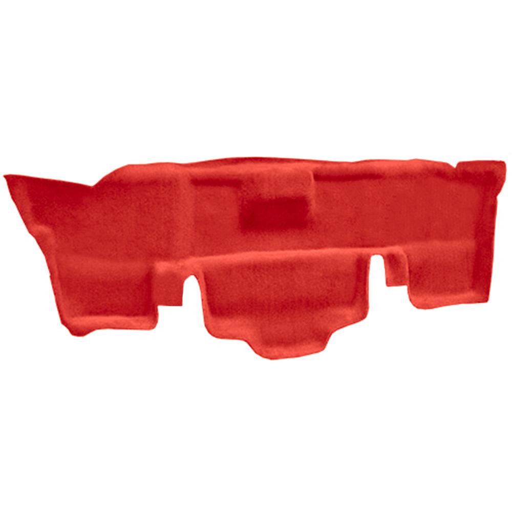 2001-04 Chevrolet Corvette Hardtop/Convertible Tail Light Panel Carpet Cover 1-Piece Cutpile Torch Red