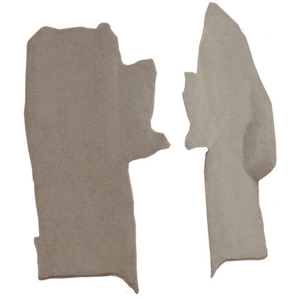 1984-89 Chevrolet Corvette Console Carpet Strips 2-Piece Set Cutpile Gray