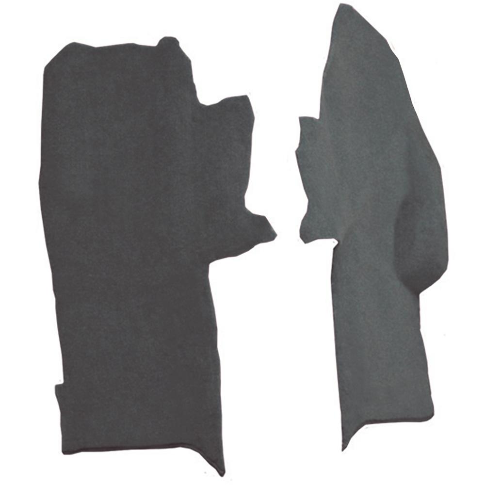 1984-89 Chevrolet Corvette Console Carpet Strips 2-Piece Set Cutpile Graphite