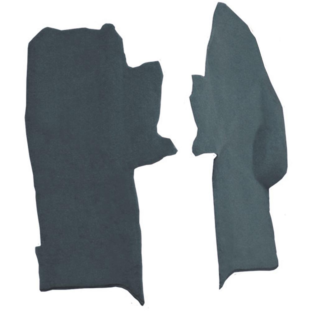 1984-89 Chevrolet Corvette Console Carpet Strips 2-Piece Set Cutpile Blue