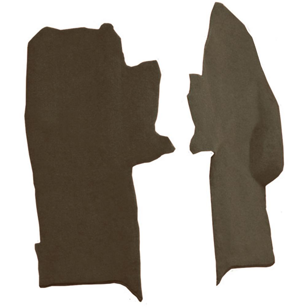 1984-89 Chevrolet Corvette Console Carpet Strips 2-Piece Set Cutpile Bronze