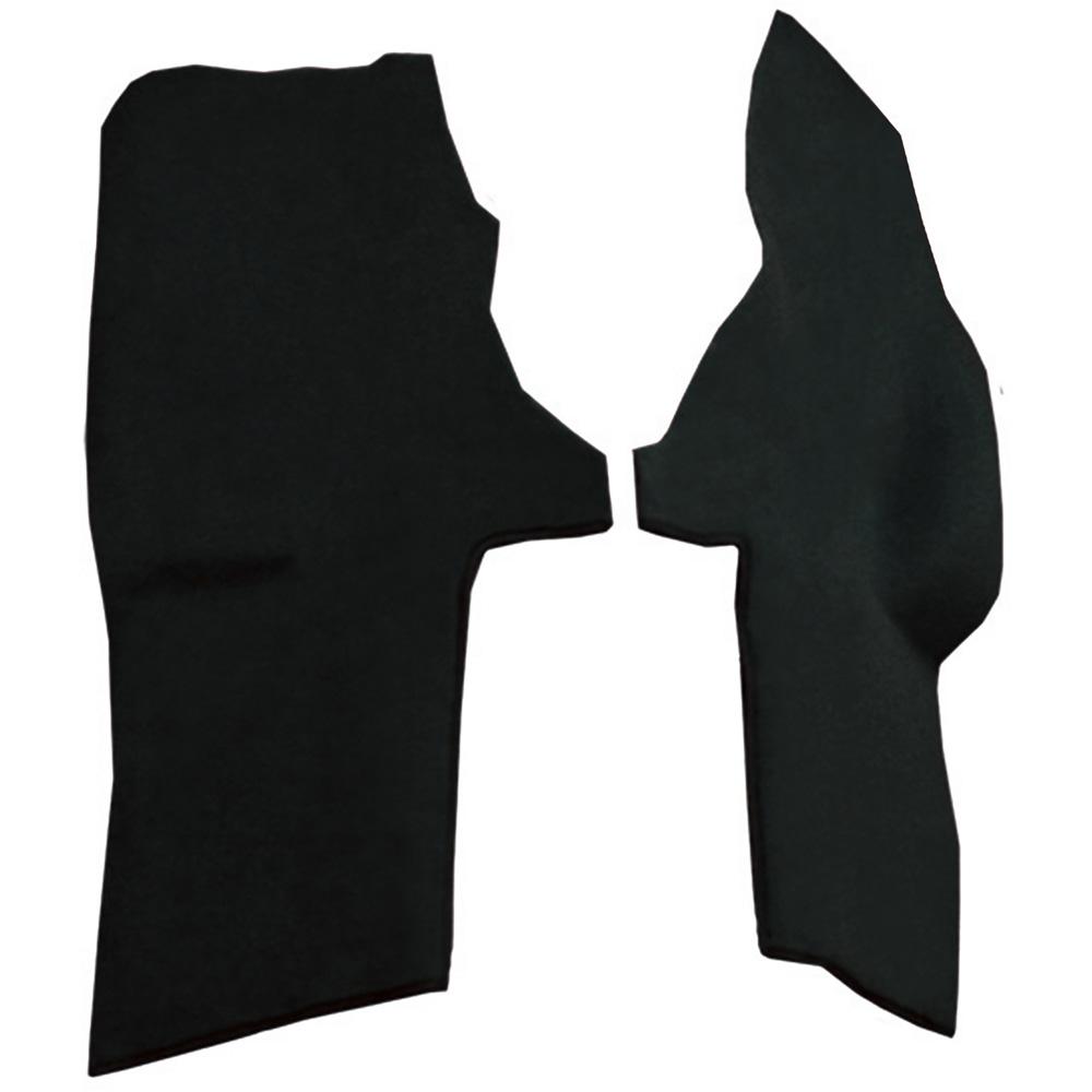 1994-96 Chevrolet Corvette Console Carpet Strips 2-Piece Set Truvette Black