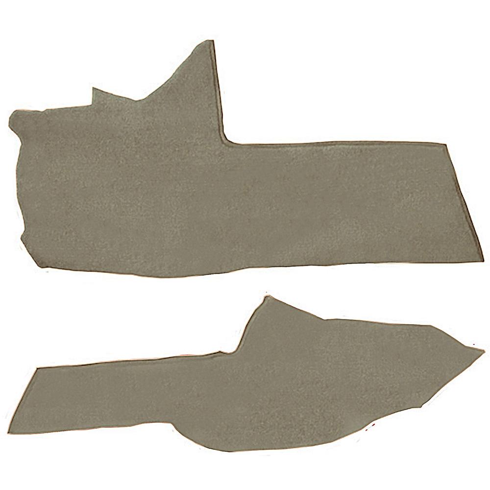 1990-93 Chevrolet Corvette Console Carpet Strips 2-Piece Set Cutpile Medium Beige
