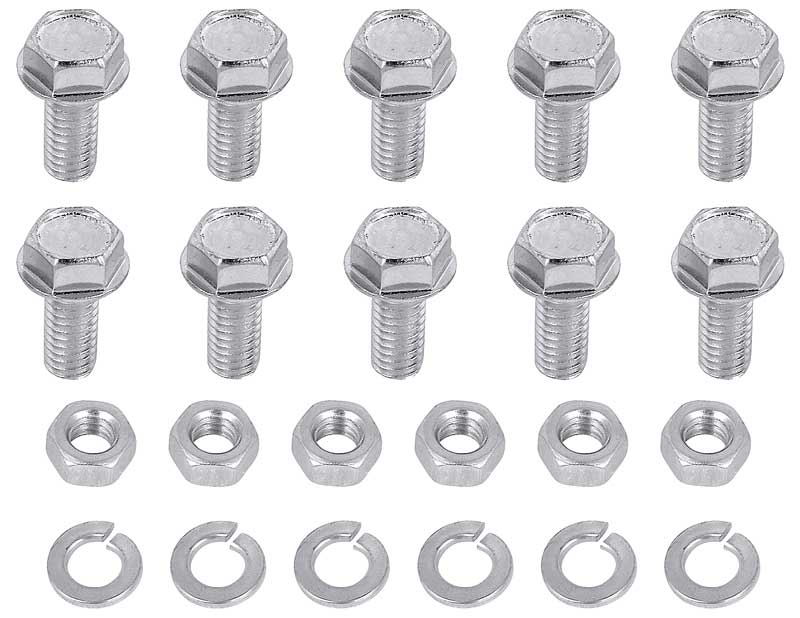 1954-87 Chevy, GMC Pickup Truck Front Bed Panel Hardware Fleetside With Wood Floor or Stepside Models Zinc Plated