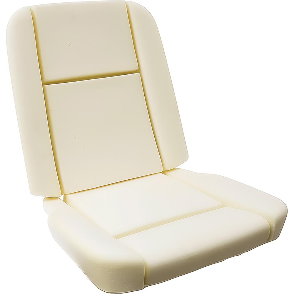 1965-66 Ford Mustang Bucket Seat Foam for Pony Interior with Molded-In Listing Wires