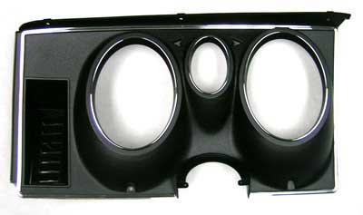1971-73 Mustang Instrument Gauge Bezel Black