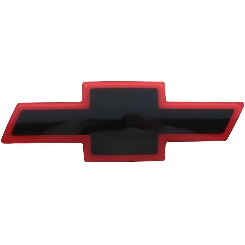 1994-04 Chevrolet Truck Bow Tie Grill Emblem Black with Red Border